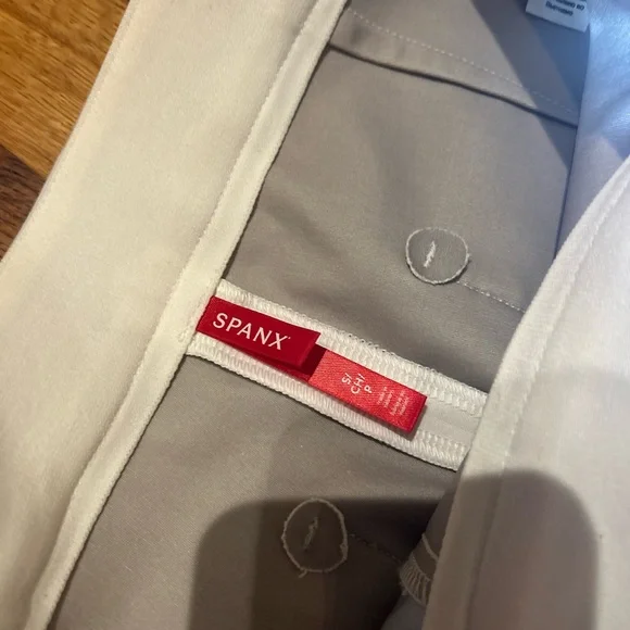 SPANX Straight Leg Women's Flat Front Dress Pants, Trousers/Slacks, Size Small - Picture 3 of 5